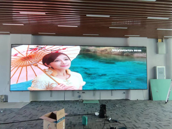 福州P1.53led小间距屏安装案例